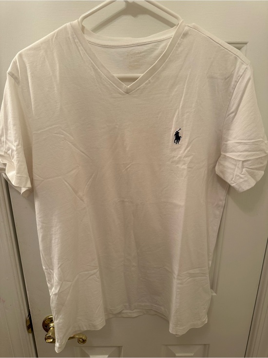Polo Ralph Lauren Other - Polo by Ralph Lauren Men’s White V-Neck Tee with Navy Pony